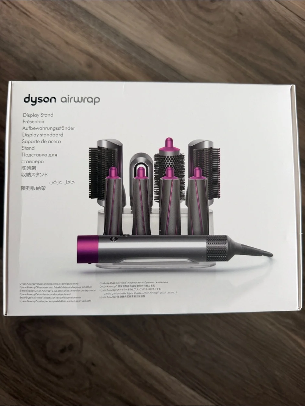 Dyson Airwrap™ styler display stand (White/Fuchsia) organizer